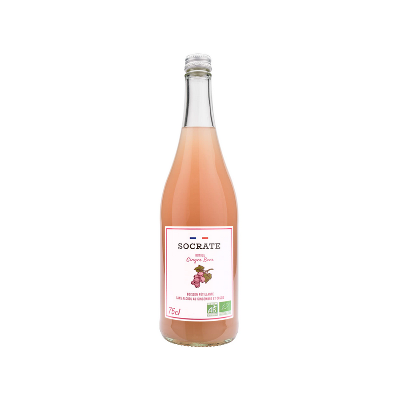 Royale Ginger Beer boisson pétillante bio – Gingembre & Cassis – Socrate Drinks