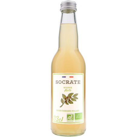 Infusion pétillante Maté bio – Citron & Agrumes  – Boissons Socrate Drinks