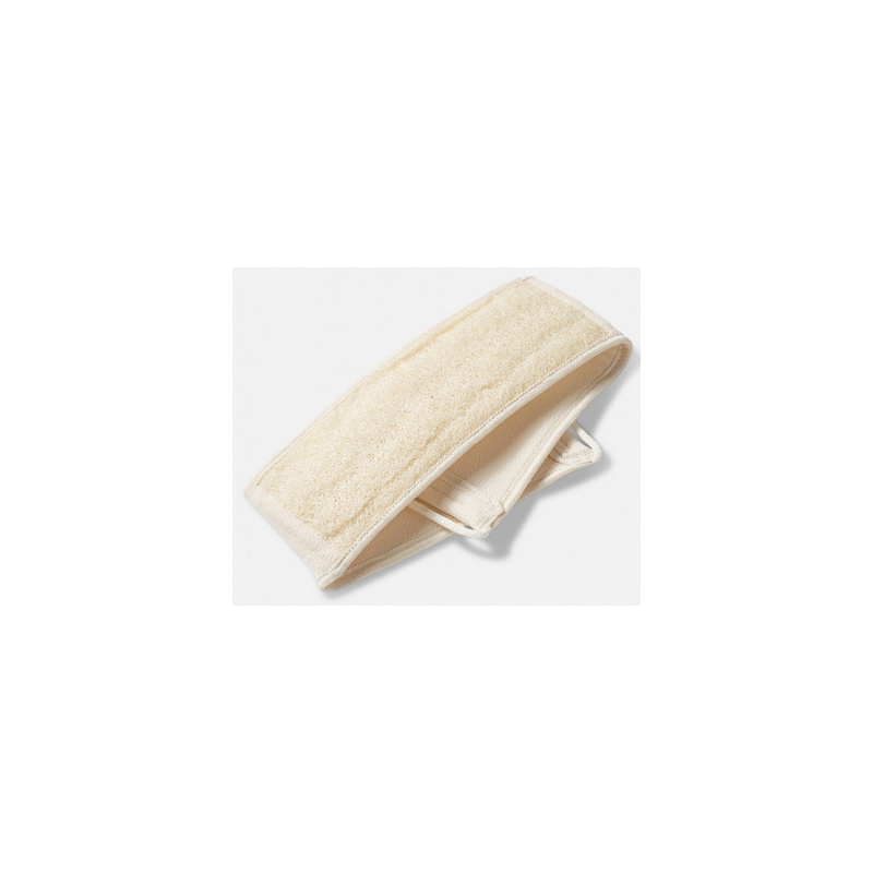 Lanière en loofah et éponge Mahdia –  Nettoyage & Exfoliation – Soins de peau Belifor