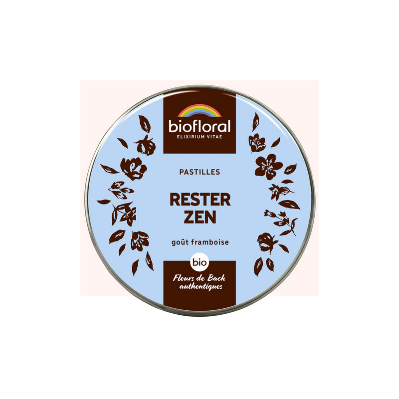 Pastilles Rester Zen – Calme & Sérénité – Fleurs de bach Biofloral