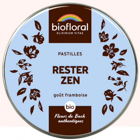 Pastilles Rester Zen – Calme & Sérénité – Fleurs de bach Biofloral