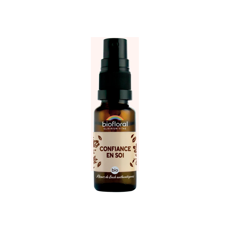 Spray Confiance en soi – Assurance & Confiance intérieure – Fleurs de bach Biofloral