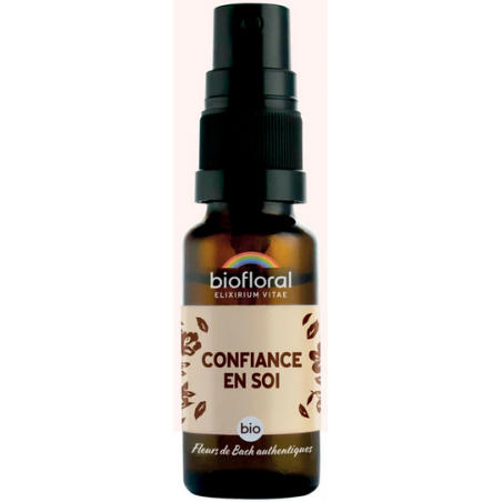 Spray Confiance en soi – Assurance & Confiance intérieure – Fleurs de bach Biofloral