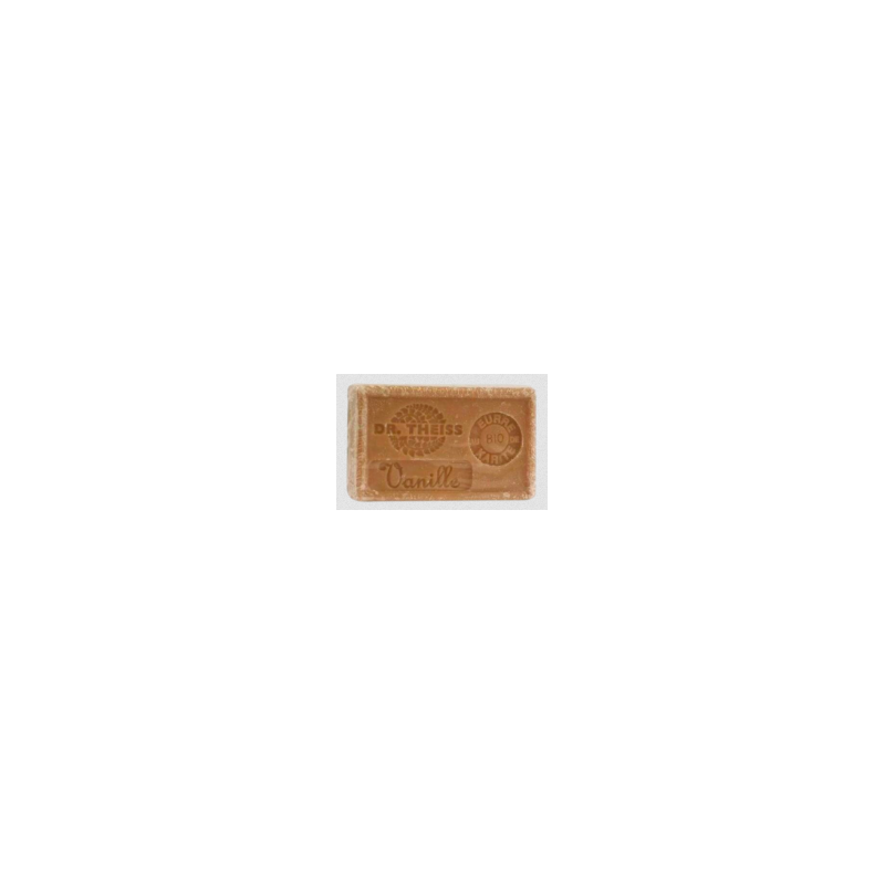 Savon de Marseille Vanille 125g – Huile olive & Beurre Karité – Cosmétiques Dr Theiss Finistère
