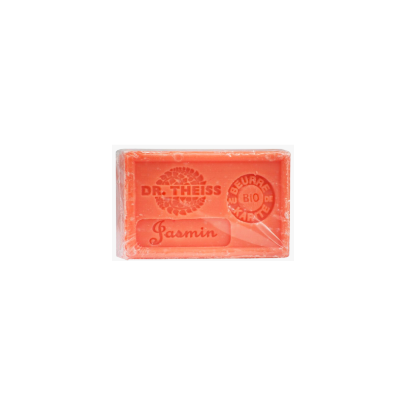 Savon de Marseille Jasmin 125g – Huile olive & Beurre Karité – Cosmétiques Dr Theiss Finistère