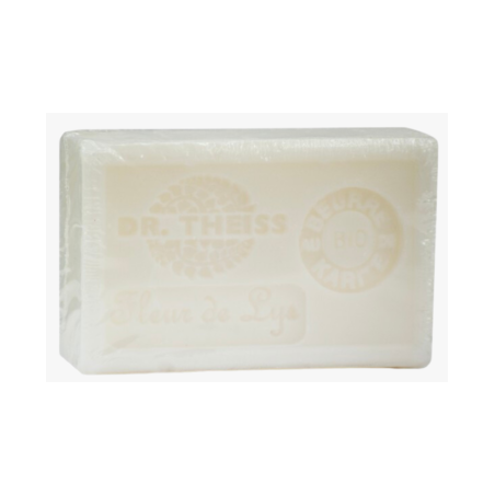 Savon de Marseille Fleur de Lys 125g – Huile olive & Beurre Karité – Cosmétiques Dr Theiss Finistère