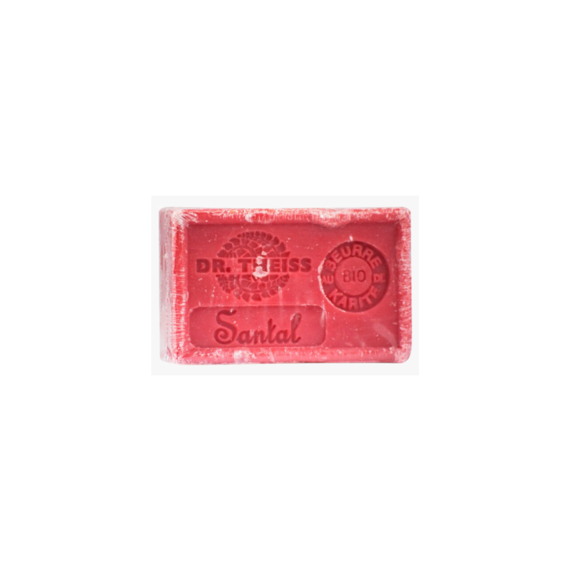 Savon de Marseille Santal 125g – Huile olive & Beurre Karité – Cosmétiques Dr Theiss Finistère