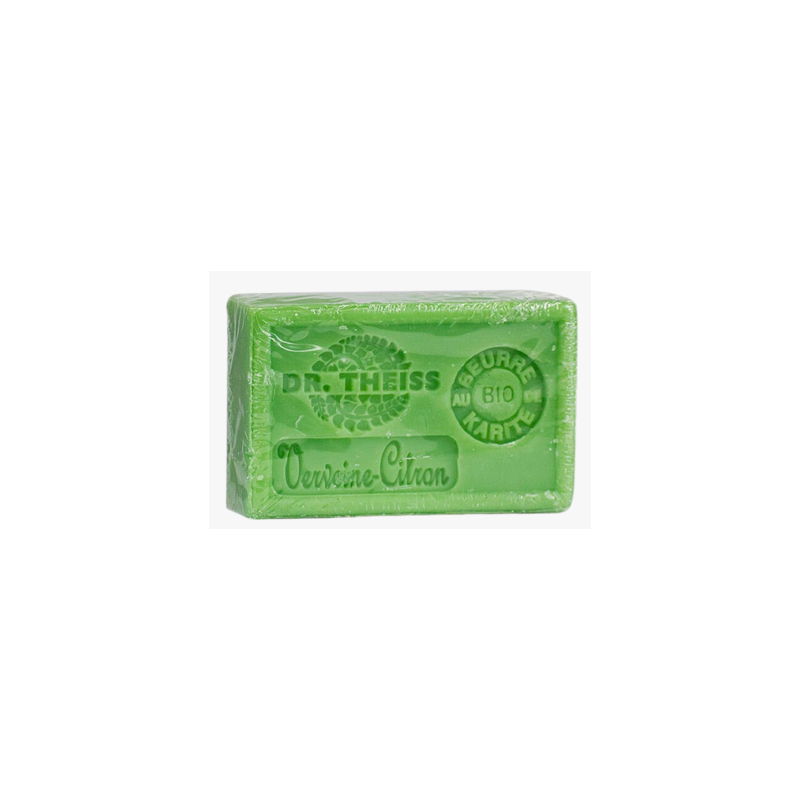 Savon de Marseille Verveine Citron 125g – Huile olive & Beurre Karité – Cosmétiques Dr Theiss Finistère