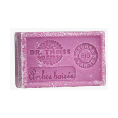 Savon de Marseille Ambre Boisée 125g – Huile olive & Beurre Karité – Cosmétiques Dr Theiss Finistère