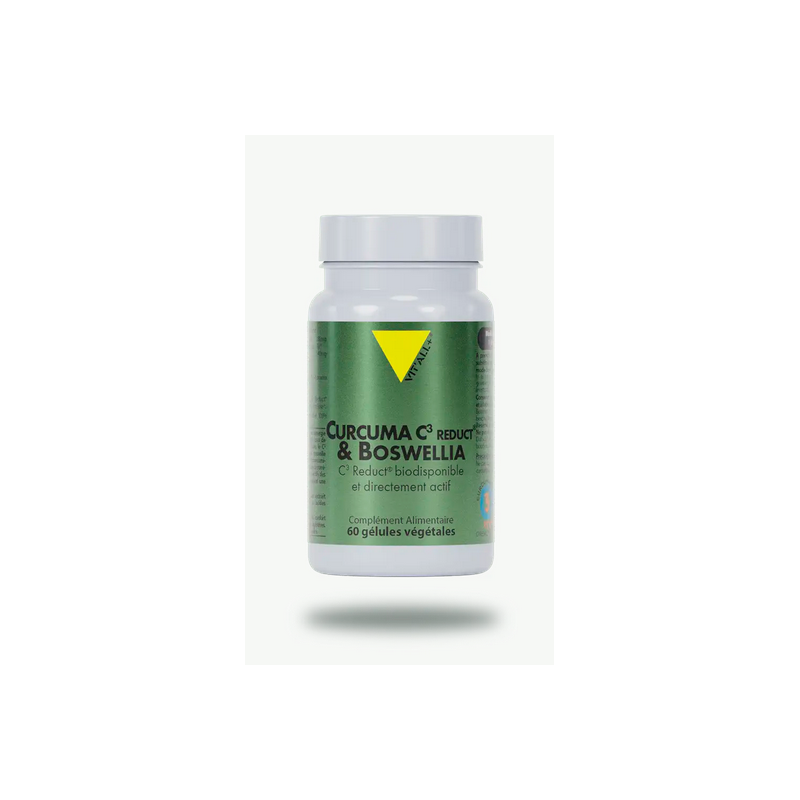 Curcuma C3 Reduct® & Boswellia 30cp de chez Vit'All+ Curcuma C3 Reduct® & Boswellia 30cp de chez Vit'All+