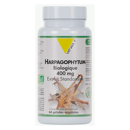 Harpagophytum 60cp 400mg – Flexibilité & Mobilité articulaire - Compléments alimentaires Vit'All+