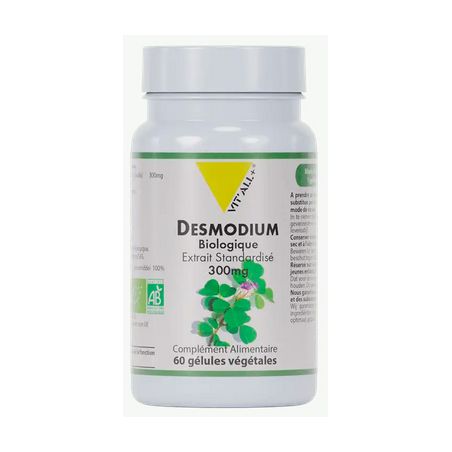 Desmodium 60cp 300mg – Santé du foie - Compléments alimentaires Vit'All+