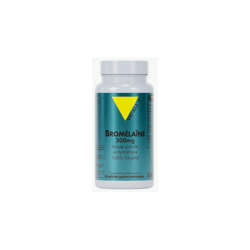 Bromelaïne 60gel 500mg – Enzyme Digestive - Compléments alimentaires Vit'All+