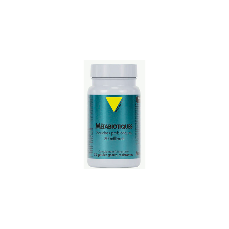 Métabiotiques 30gel – Équilibre métabolique & cardiovasculaire - Compléments alimentaires Vit'All+