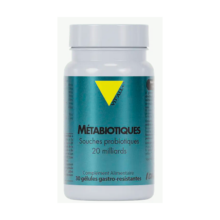 Métabiotiques 30gel – Équilibre métabolique & cardiovasculaire - Compléments alimentaires Vit'All+