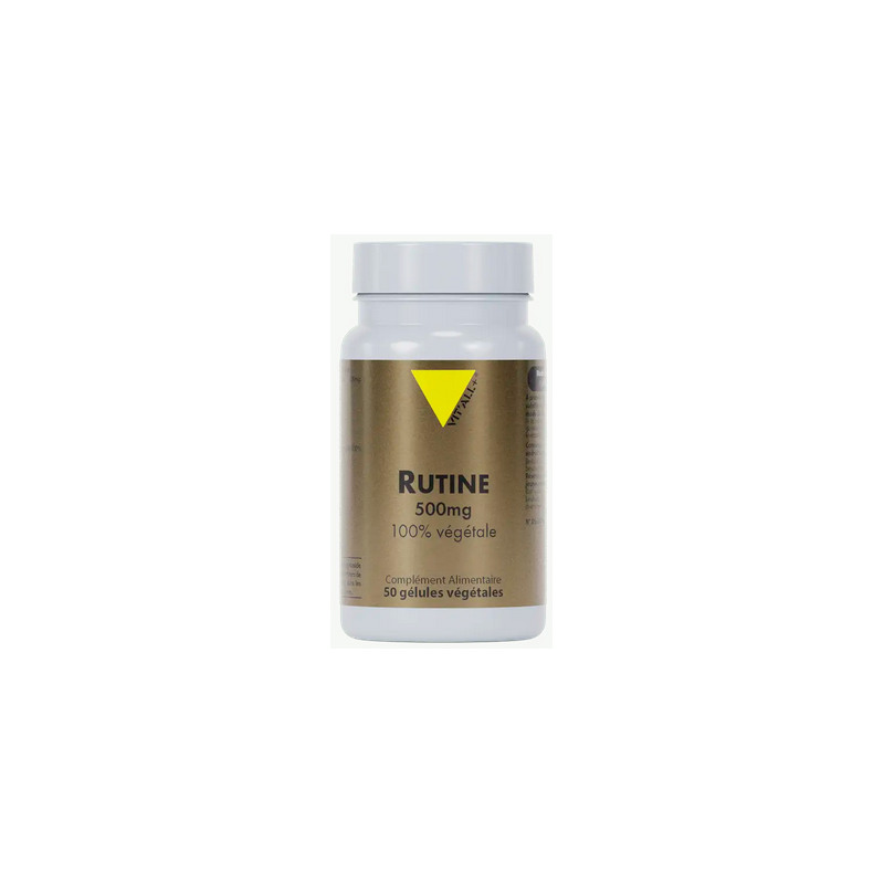 Rutine 100% végétale 50 gélules 500mg – Circulation, micro-circulation - Compléments alimentaires Vit'All+