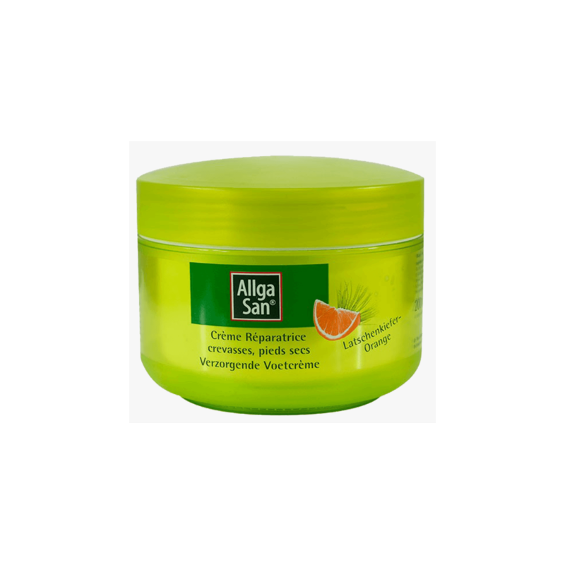 Crème réparatrice crevasses 200ml – Nutrition intense pieds secs -  Soins allemands Allga San