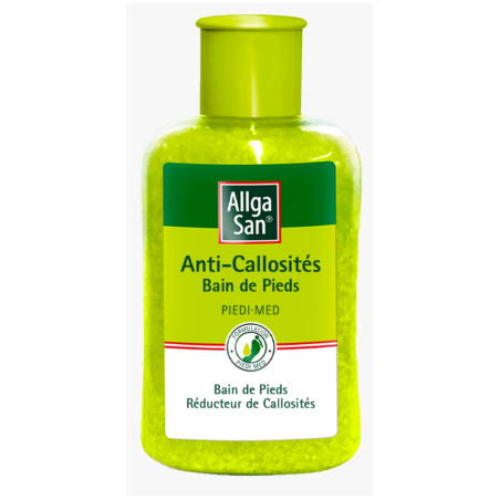 Bain de pieds anti-callosités 350g – Soins pieds abimés -  Soins allemands Allga San