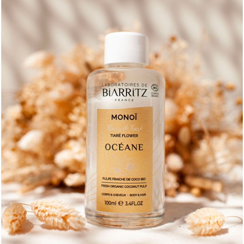 Monoï Fleur de Tiaré 100ml – Soin corps & cheveux - Laboratoires de Biarritz