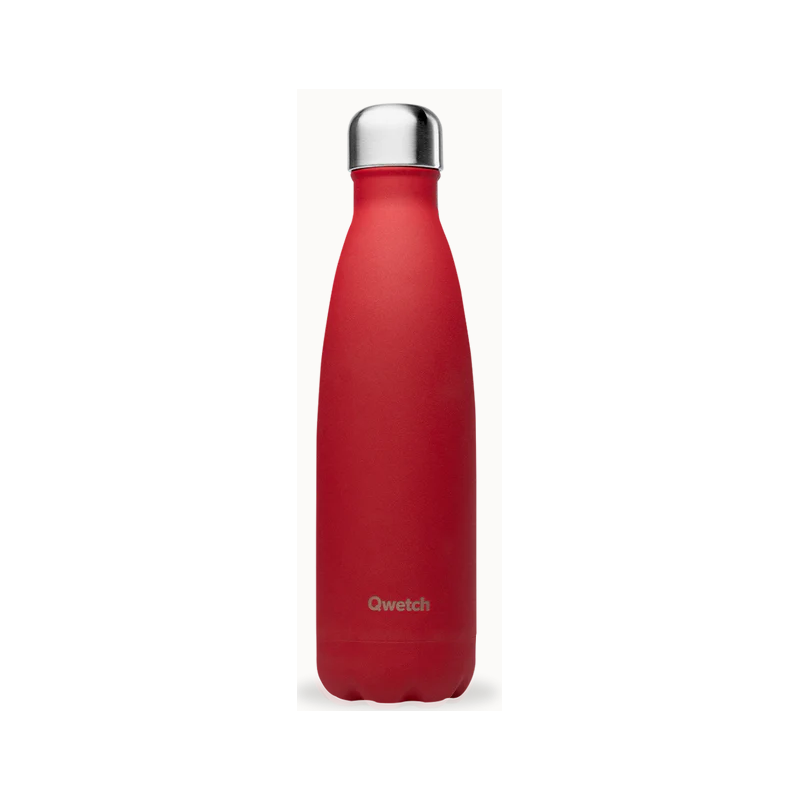 Bouteille isotherme nomade 260ml Granite rouge – Qwetch Finistère Bouteille isotherme nomade 260ml Granite rouge – Qwetch Finistère