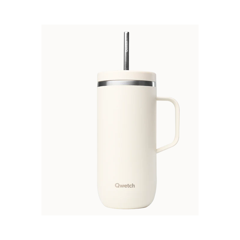 Cold Cup isotherme avec anse 600ml -  Sable – Qwetch Finistère