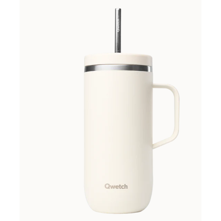 Cold Cup isotherme avec anse 600ml -  Sable – Qwetch Finistère