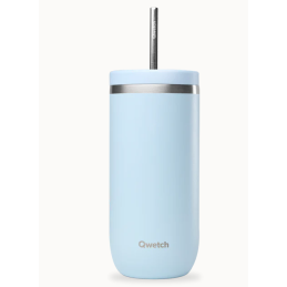 Cold Cup isotherme 470ml -  Pastel Bleu – Qwetch Finistère
