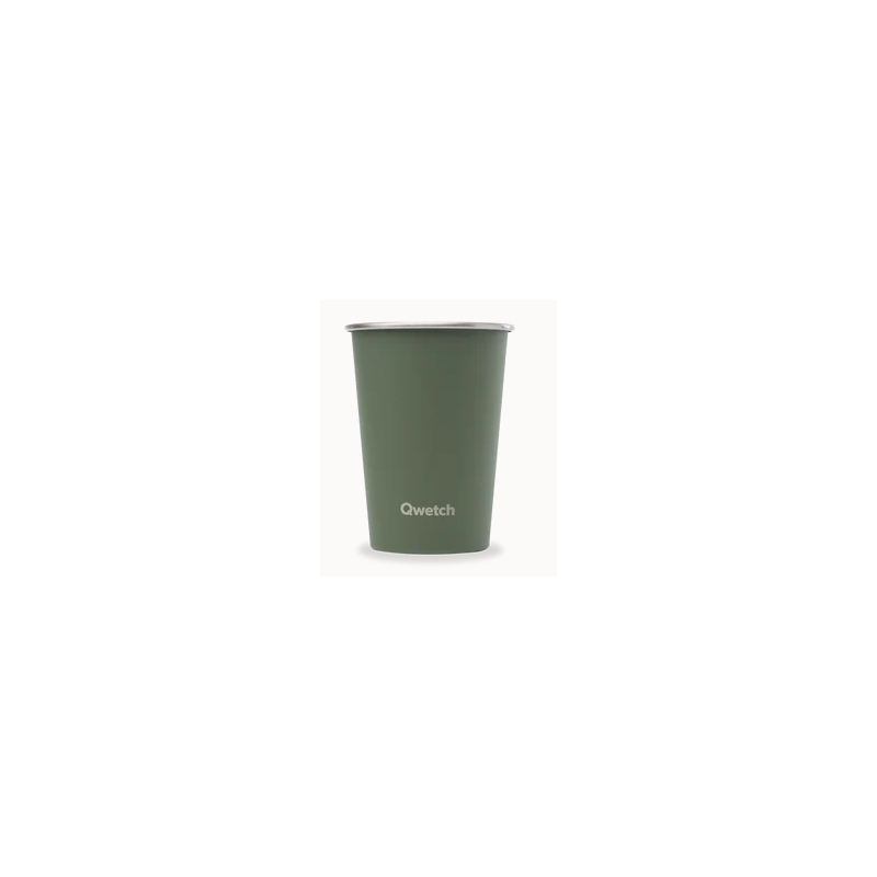 Gobelet One en inox 300ml - Kaki granite – Qwetch Finistère