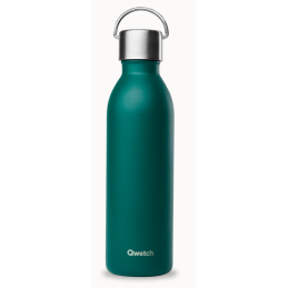 Bouteille Isotherme en inox 600ml - Vert émeraude – Qwetch Finistère