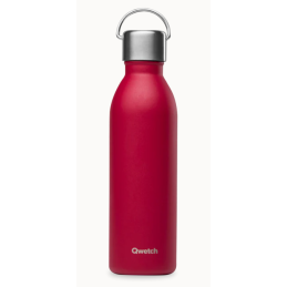 Bouteille Isotherme en inox 600ml - Grenat – Qwetch Finistère