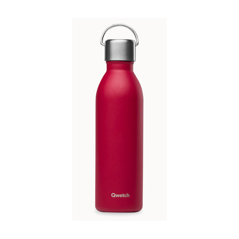 Bouteille Isotherme en inox 600ml - Grenat – Qwetch Finistère
