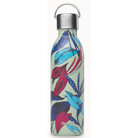 Bouteille Isotherme en inox 600ml - Bahia vert – Qwetch Finistère