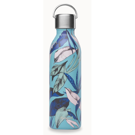 Bouteille Isotherme en inox 600ml - Bahia bleu acier – Qwetch Finistère
