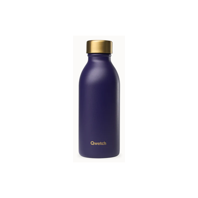 Bouteille Isotherme en inox 500ml - Icon Violet obscur – Qwetch Finistère