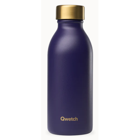 Bouteille Isotherme en inox 500ml - Icon Violet obscur – Qwetch Finistère
