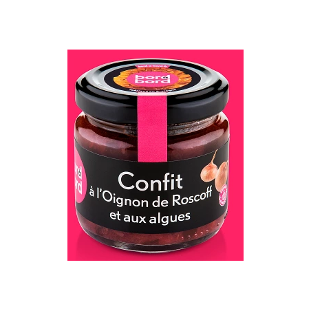 Confit à l'oignon de Roscoff et aux algues 100g – Produits bretons Bord à bord