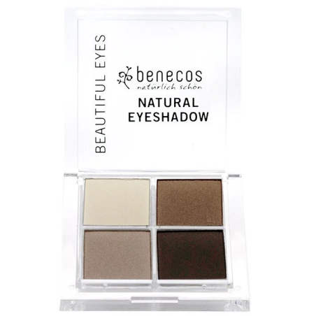 Palette 4 fard à paupières  – Palette yeux Coffee & cream - Maquillage Naturel Benecos