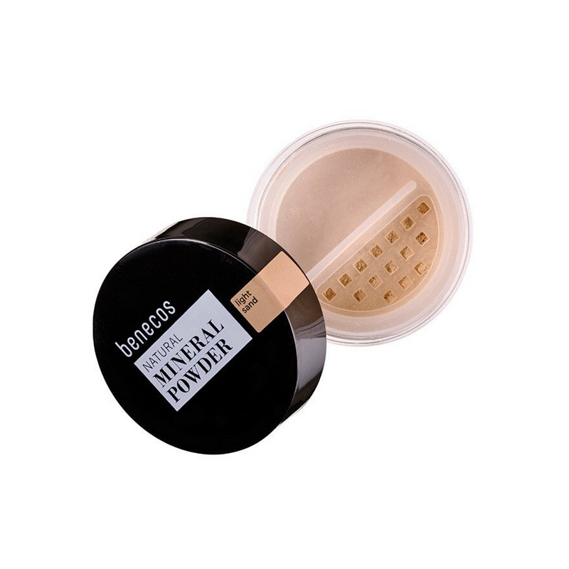 Poudre libre minérale 6g – Poudre matifiante sable clair – Cosmétiques Naturels Benecos