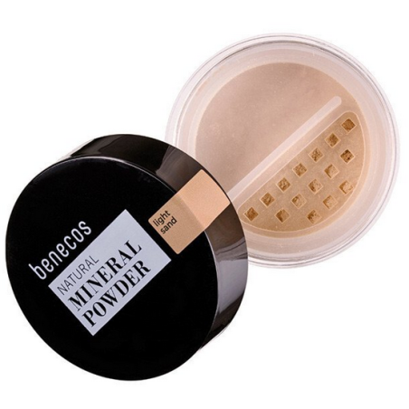 Poudre libre minérale 6g – Poudre matifiante sable clair – Cosmétiques Naturels Benecos