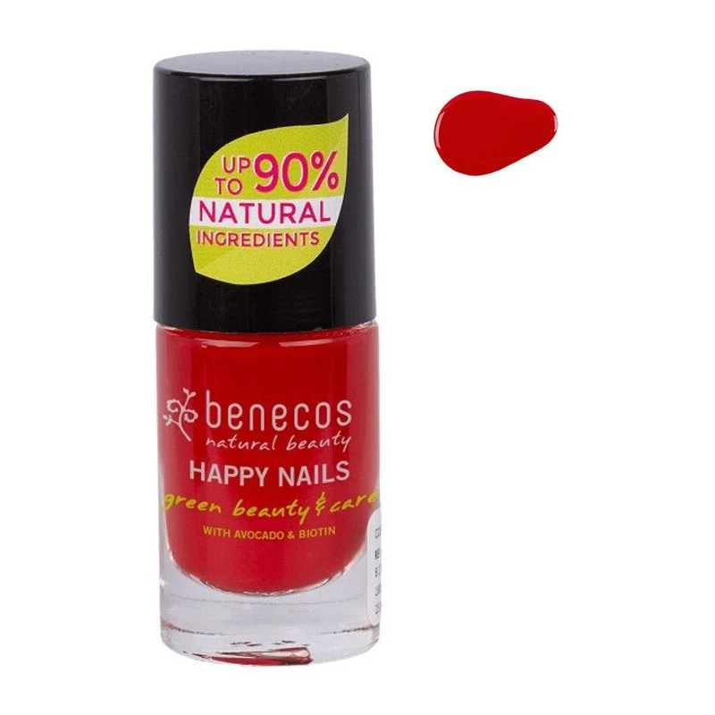 Vernis à ongles Vintage red 5ml – Cosmétiques Naturels Benecos
