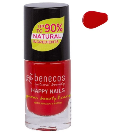 Vernis à ongles Vintage red 5ml – Cosmétiques Naturels Benecos
