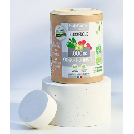 Busserole bio 200gel – Confort urinaire – Compléments alimentaires Nat & Form