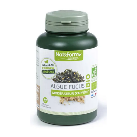 Algue fucus bio 200gel – Coupe-faim – Compléments alimentaires Nat & Form
