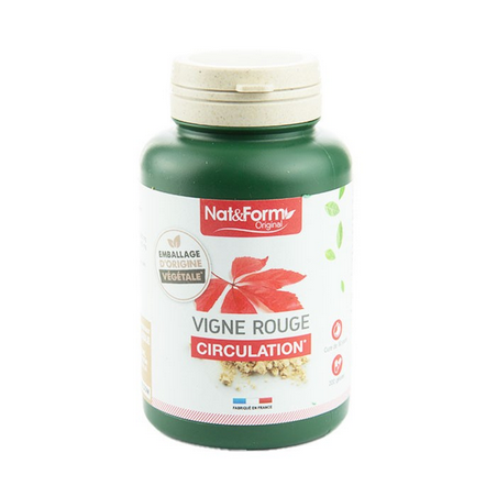 Vigne rouge bio 200gel – Circulation – Compléments alimentaires Nat & Form