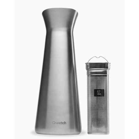 Carafe Isotherme en inox 1L - Inox – Qwetch Finistère