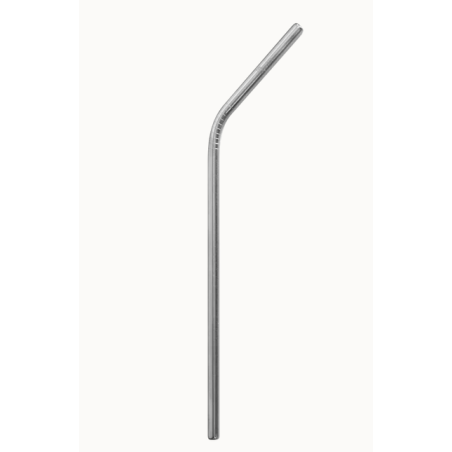 Paille coudée en inox – Qwetch Finistère