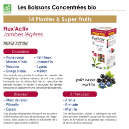 Flux'Activ jambes légères 300ml – Circulation & draineur – Nutrigée Bretagne