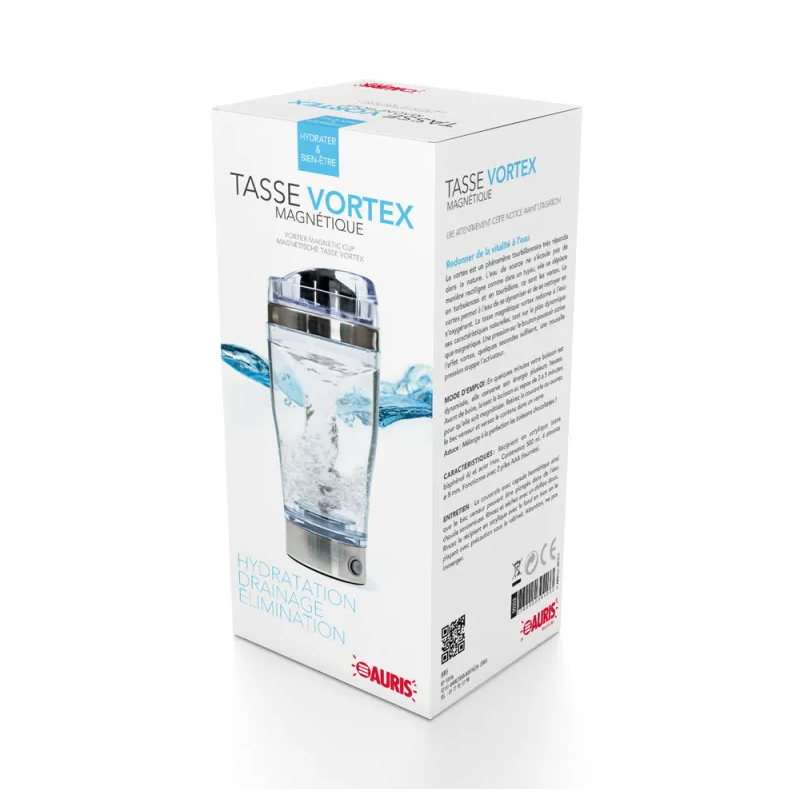 Tasse Vortex magnétique – Dynamiseur d'eau – Magnétothérapie Auris