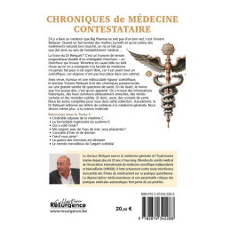 Livre Chroniques de médecine contestataire – Dr Vincent Reliquet - Finistère
