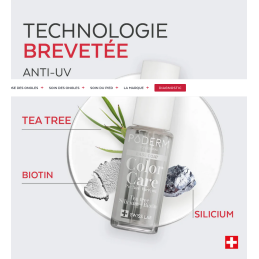 Vernis à ongle soin noir 8ml – Vernis réparateur – Soins Poderm